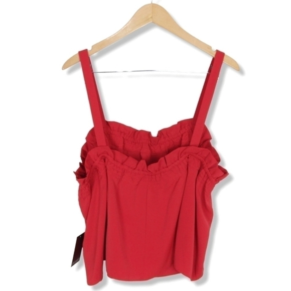 NWT Eloquii Red Cami Top - Picture 3 of 5